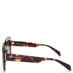 Isabel Bernard La Villette Rive bruin tortoise vierkante zonnebril met bruine glazen Clearance