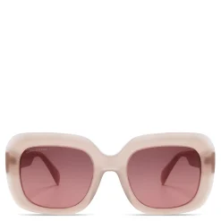 Isabel Bernard La Villette Rive zacht roze vierkante zonnebril Shop