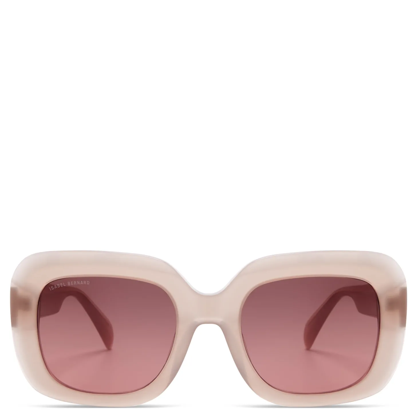 Isabel Bernard La Villette Rive zacht roze vierkante zonnebril Shop