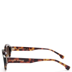 Isabel Bernard La Villette Rosaire bruin tortoise ovale zonnebril met bruine glazen Store