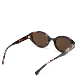 Isabel Bernard La Villette Rosaire bruin tortoise ovale zonnebril met bruine glazen Hot