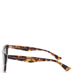 Isabel Bernard La Villette Roselin bruin tortoise cat eye zonnebril met bruine glazen Best Sale