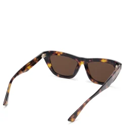 Isabel Bernard La Villette Roselin bruin tortoise cat eye zonnebril met bruine glazen Best Sale