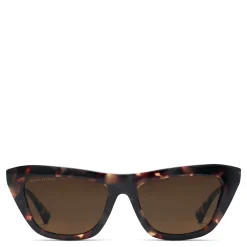 Isabel Bernard La Villette Roselin bruin tortoise cat eye zonnebril met bruine glazen Outlet
