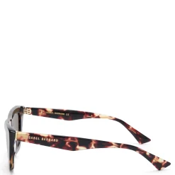 Isabel Bernard La Villette Roselin bruin tortoise cat eye zonnebril met bruine glazen Outlet