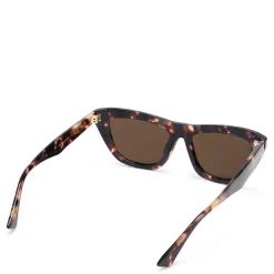 Isabel Bernard La Villette Roselin bruin tortoise cat eye zonnebril met bruine glazen Outlet