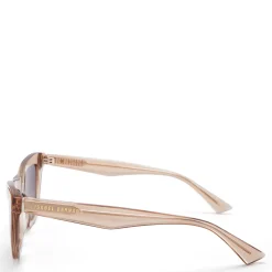 Isabel Bernard La Villette Roselin transparant beige cat eye zonnebril met bruine gradient glazen Best Sale