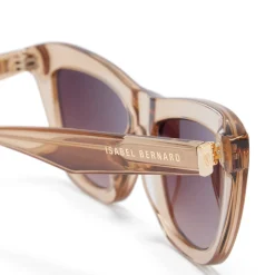Isabel Bernard La Villette Roselin transparant beige cat eye zonnebril met bruine gradient glazen Best Sale