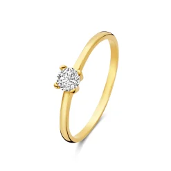 Isabel Bernard Le Marais Isidora 14 karaat gouden ring met zirkonia Best Sale