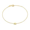 Isabel Bernard Le Marais Rachel 14 karaat gouden initial armband met letter Clearance