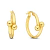 Isabel Bernard Monceau Mirell 14 karaat gouden creolen (16.5 mm) Flash Sale