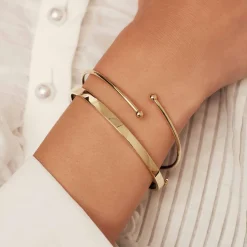 Isabel Bernard Monceau Mirell 14 karaat gouden bangle Best Sale
