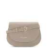 Isabel Bernard Montmartre Madelon taupe leren crossbody tas van natuurleer Hot