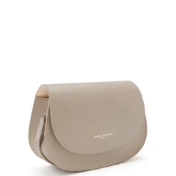 Isabel Bernard Montmartre Madelon taupe leren crossbody tas van natuurleer Hot