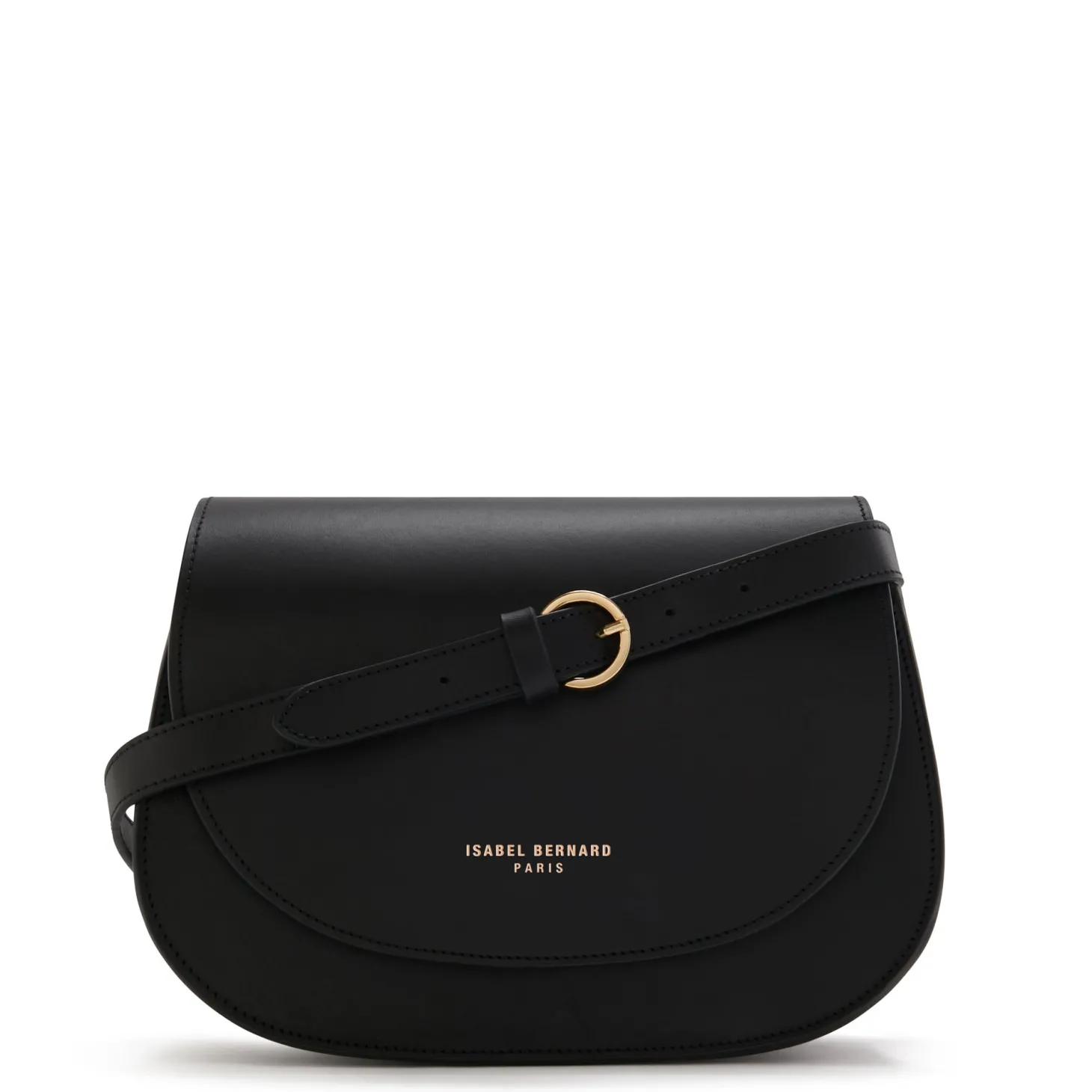 Isabel Bernard Montmartre Madelon zwarte leren crossbody tas van natuurleer Fashion