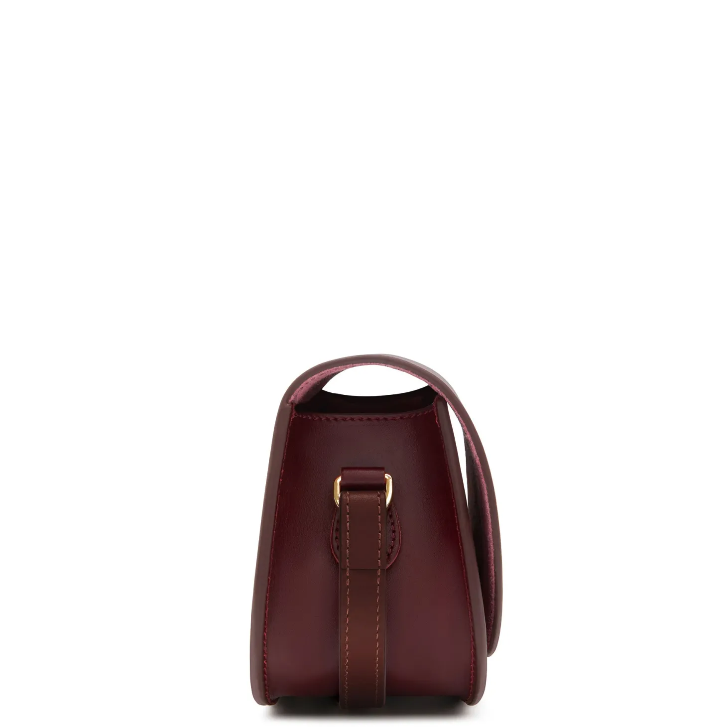 Isabel Bernard Montmartre Manon bordeaux rode leren crossbody tas van natuurleer Fashion