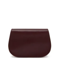 Isabel Bernard Montmartre Manon bordeaux rode leren crossbody tas van natuurleer Fashion
