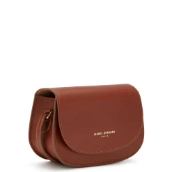 Isabel Bernard Montmartre Manon cognac leren crossbody tas van natuurleer Clearance