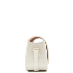 Isabel Bernard Montmartre Manon crème leren crossbody tas van natuurleer Online