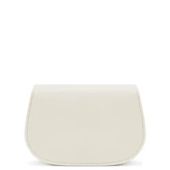 Isabel Bernard Montmartre Manon crème leren crossbody tas van natuurleer Online