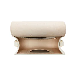 Isabel Bernard Montmartre Manon crème leren crossbody tas van natuurleer Online