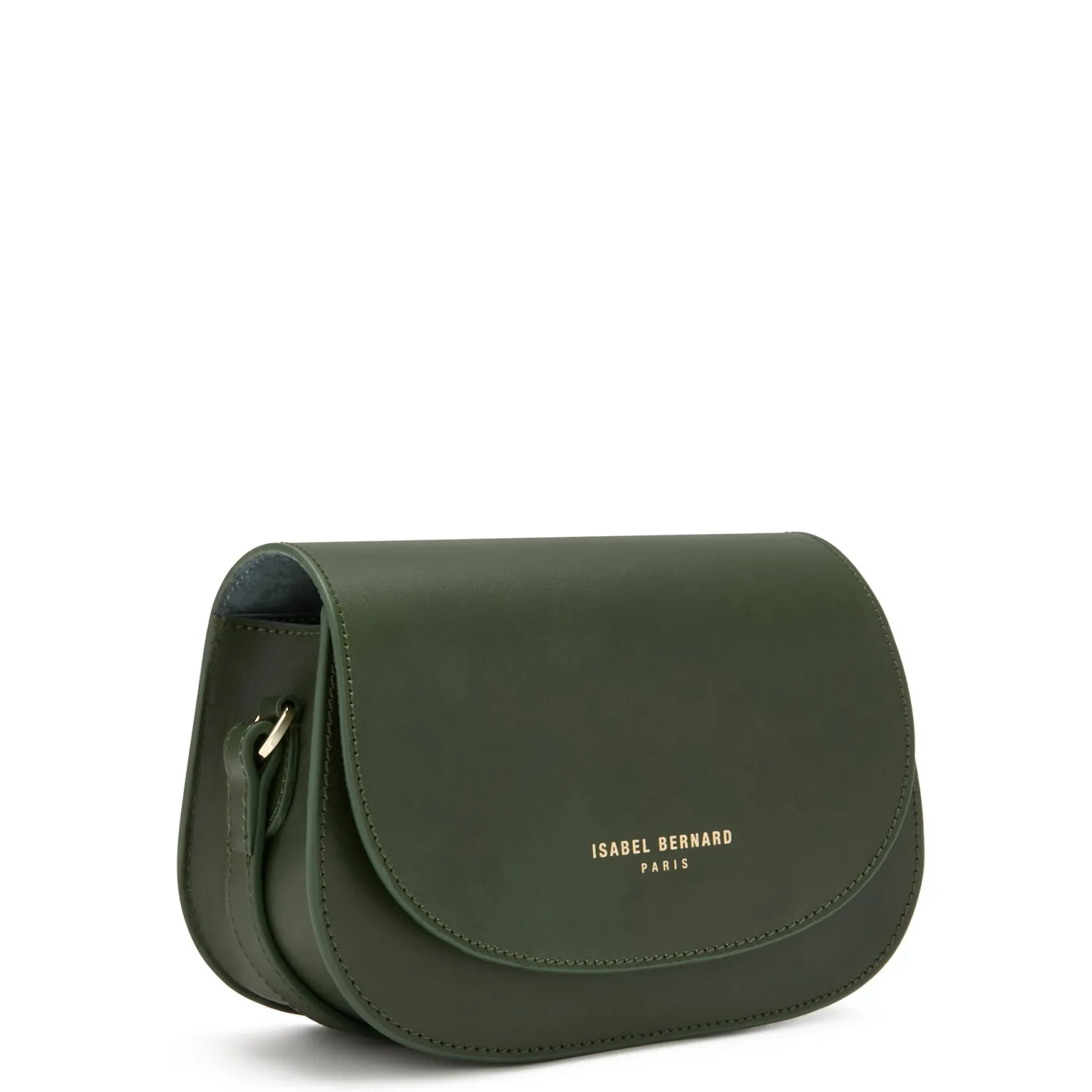 Isabel Bernard Montmartre Manon groene leren crossbody tas van natuurleer Best Sale