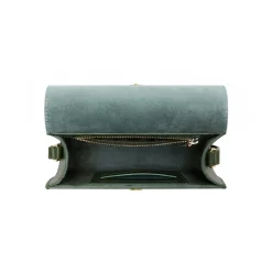 Isabel Bernard Montmartre Manon groene leren crossbody tas van natuurleer Best Sale