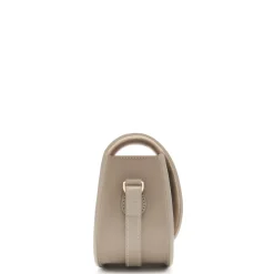Isabel Bernard Montmartre Manon taupe leren crossbody tas van natuurleer Online