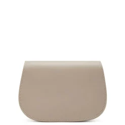 Isabel Bernard Montmartre Manon taupe leren crossbody tas van natuurleer Online