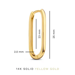 Isabel Bernard Rivoli Aimée 14 karaat gouden creolen Store