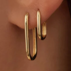 Isabel Bernard Rivoli Aimée 14 karaat gouden creolen Fashion