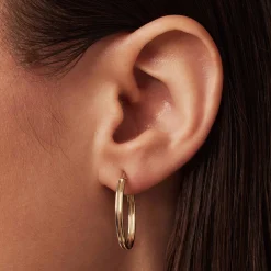 Isabel Bernard Rivoli Flori 14 karaat gouden creolen (22 mm) Flash Sale