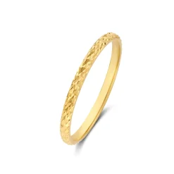 Isabel Bernard Rivoli Laura 14 karaat gouden ring met diamond cut Best Sale