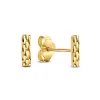Isabel Bernard Rivoli Laura 14 karaat gouden oorknoppen met diamond cut Shop