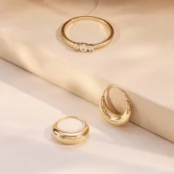 Isabel Bernard Rivoli Maryn 14 karaat gouden creolen Cheap