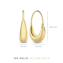 Isabel Bernard Rivoli Maryn 14 karaat gouden creolen Cheap