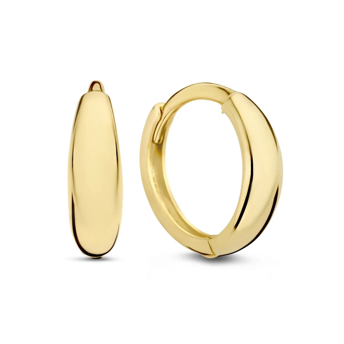 Isabel Bernard Rivoli Morgane 14 karaat gouden creolen Outlet