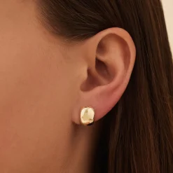 Isabel Bernard Rivoli Morgane 14 karaat gouden halve creolen Shop