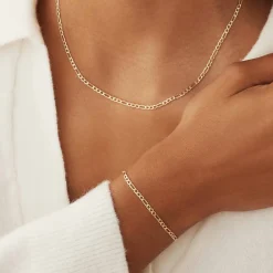 Isabel Bernard Rivoli Nina 14 karaat gouden collier met koningsschakel Online