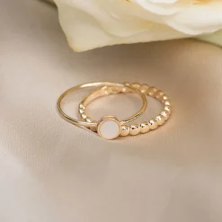 Isabel Bernard Rivoli Zélie 14 karaat gouden ring Best