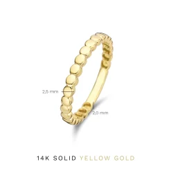 Isabel Bernard Rivoli Zélie 14 karaat gouden ring Best