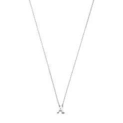 Isabel Bernard Saint Germain Chloé 14 karaat witgouden initial collier met letter Online
