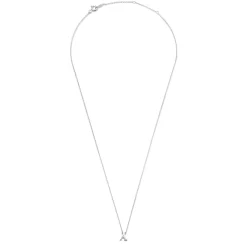 Isabel Bernard Saint Germain Chloé 14 karaat witgouden initial collier met letter Online