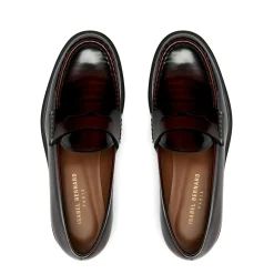 Isabel Bernard Vendôme Blandine bordeaux loafers van spazzolato leer Cheap