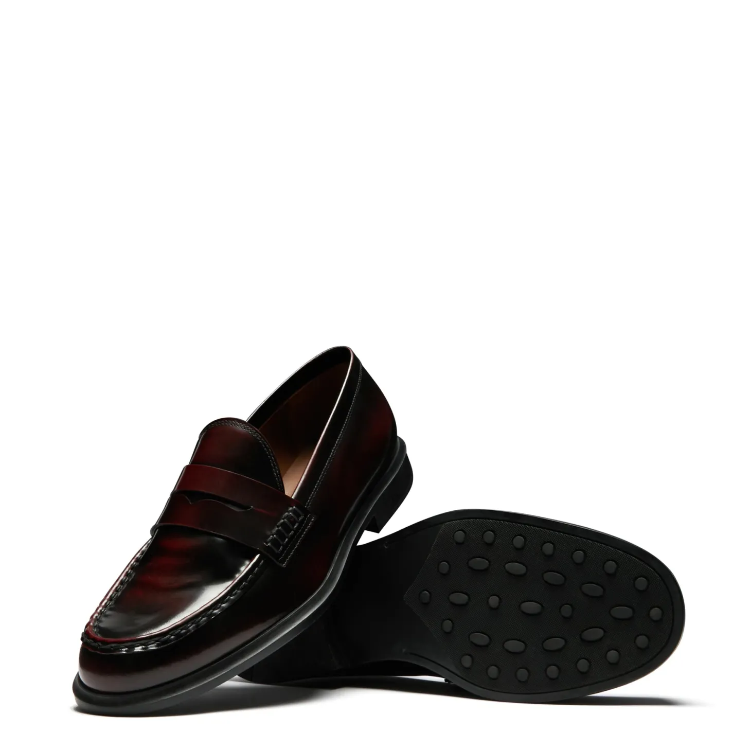 Isabel Bernard Vendôme Blandine bordeaux loafers van spazzolato leer Cheap