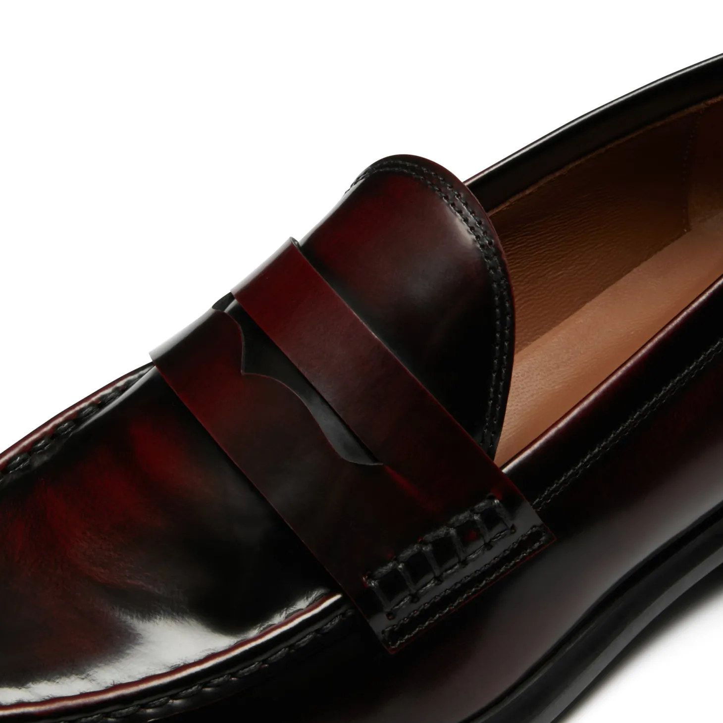 Isabel Bernard Vendôme Blandine bordeaux loafers van spazzolato leer Cheap