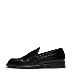 Isabel Bernard Vendôme Blandine zwarte loafers van spazzolato leer Online