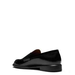 Isabel Bernard Vendôme Blandine zwarte loafers van spazzolato leer Online