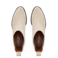 Isabel Bernard Vendôme Chey beige suède chelsea boots Outlet