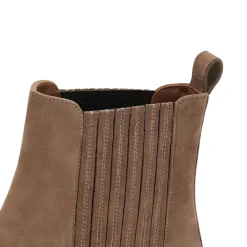 Isabel Bernard Vendôme Chey taupe suède chelsea boots Best Sale